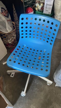 Blue Desk Adjustable Chair