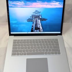 Very Nice MICROSOFT SURFACE LAPTOP 4  WINDOWS 11 15 inch TOUCHSCREEN 256GB PENTIUM i7