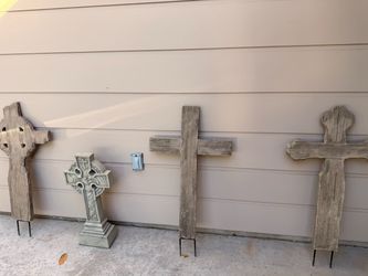 Halloween Cross headstones
