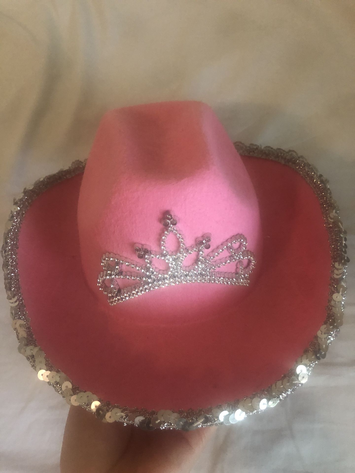 Pink Party Cowgirl Hat With Lights 