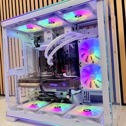  Gaming PC Custom Built by AREA-51✅🕹Full White RGB Set,Ryzen 7/32GB RAM/2TB🖥1 Yr Wrnty‼️ RTX 5070 GPU💥 $0 Down Finance Available