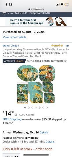 Lion king plates napkins cups