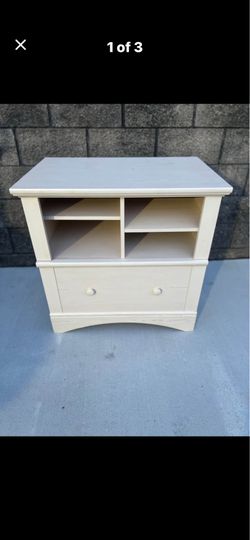 antique white storage cabinet
