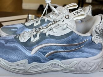 Anta Low-Top Basketball Sneakers Blue White 6 men