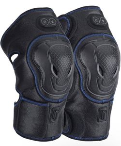 Heated Knee Brace Wrap with Massage,Vibration Knee Massager with Heating Pad for Knee Fatigue, Leg Massager, Heated Knee Pad for Stress Relief Support