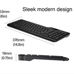 Triple Device - Bluetooth Keyboard - Windows & Apple iOS