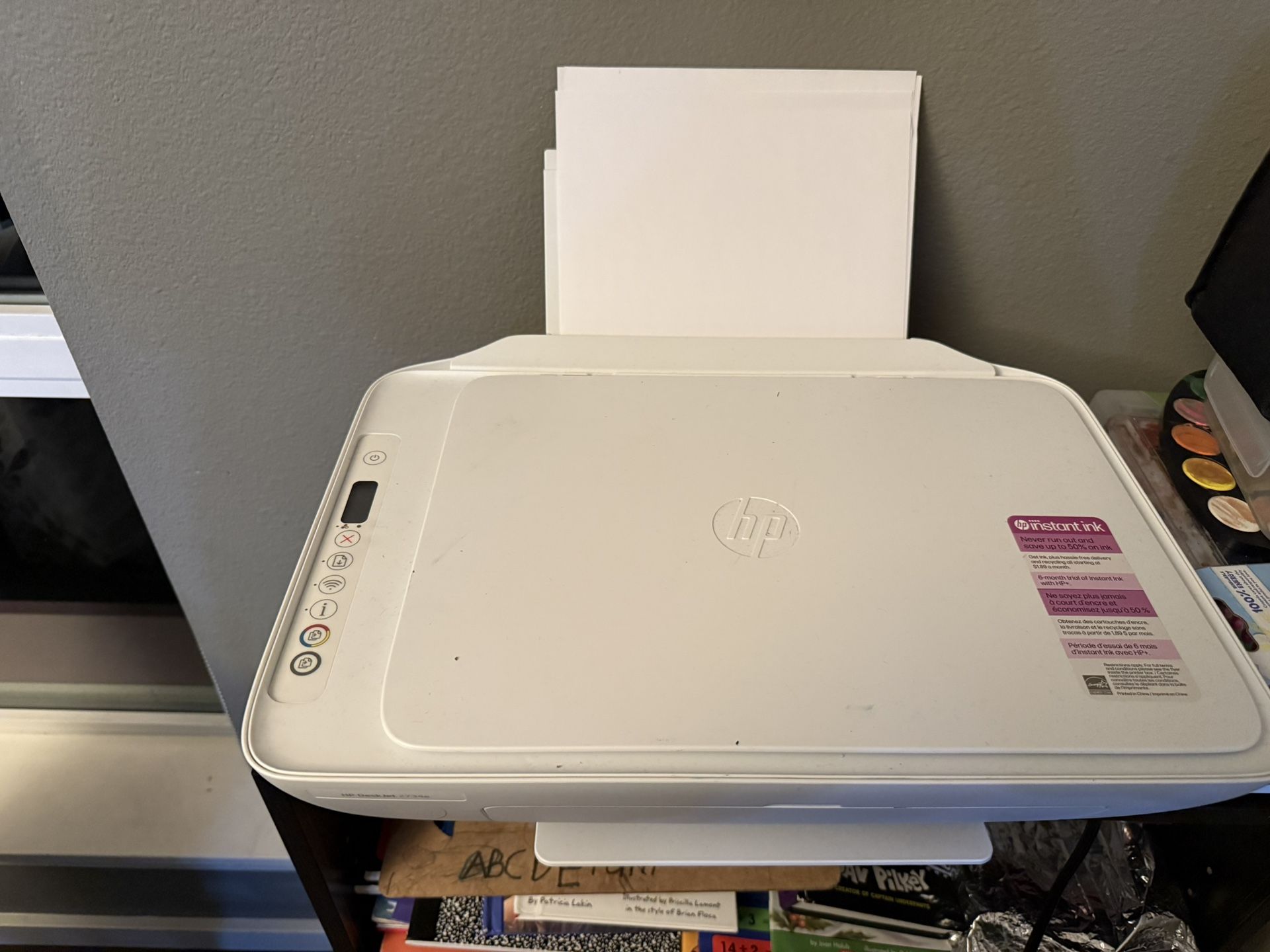 HP - DeskJet 2734e Wireless All-In-One Inkjet Printer 