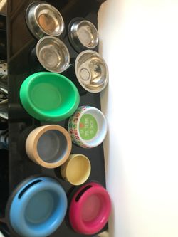 Cheap Assorted doggie bowl .50 each