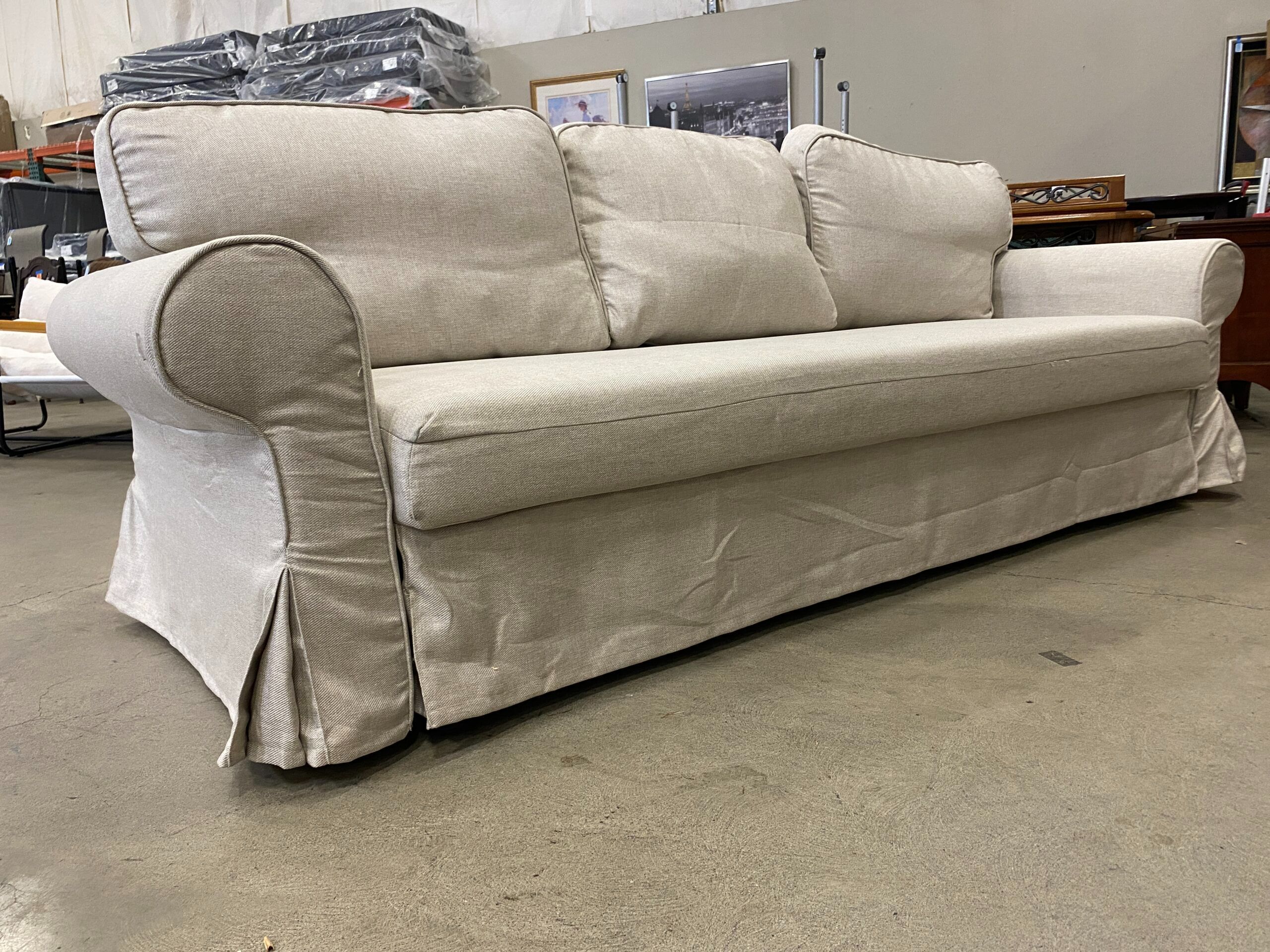 IKEA Vret Storp Beige Sleeper Sofa