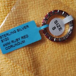 Sterling Silver 925 Size 8 