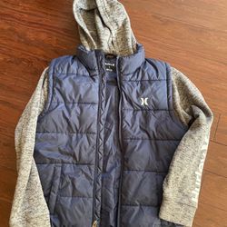 Hurley  Puffer Vest and Sweatshirt Top