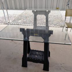 Beveled Glass And Chairs