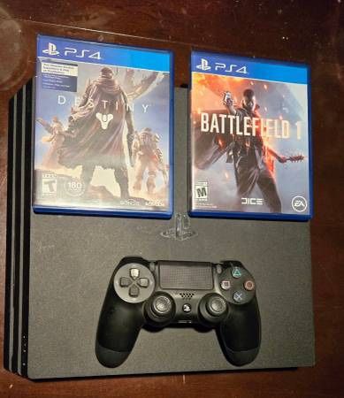 PS4 Pro (Bundle) with 2 Games