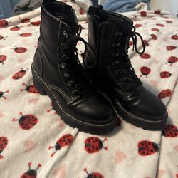 black military boots