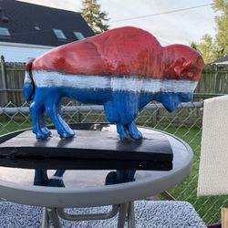 The Red White And Blue Buffalo