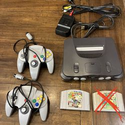 N64 w/Mario Kart. Really clean.