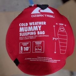 Ozark Trail Cold Weather Mummy Sleeping Bag