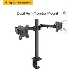 Dual Arm Monitor Mount Stand
