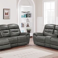 Power Reclining Sofa And Loveseat Finance Available 