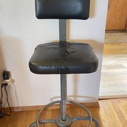 Vintage Adjustco Swivel Stool