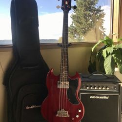 Electric bass guitar