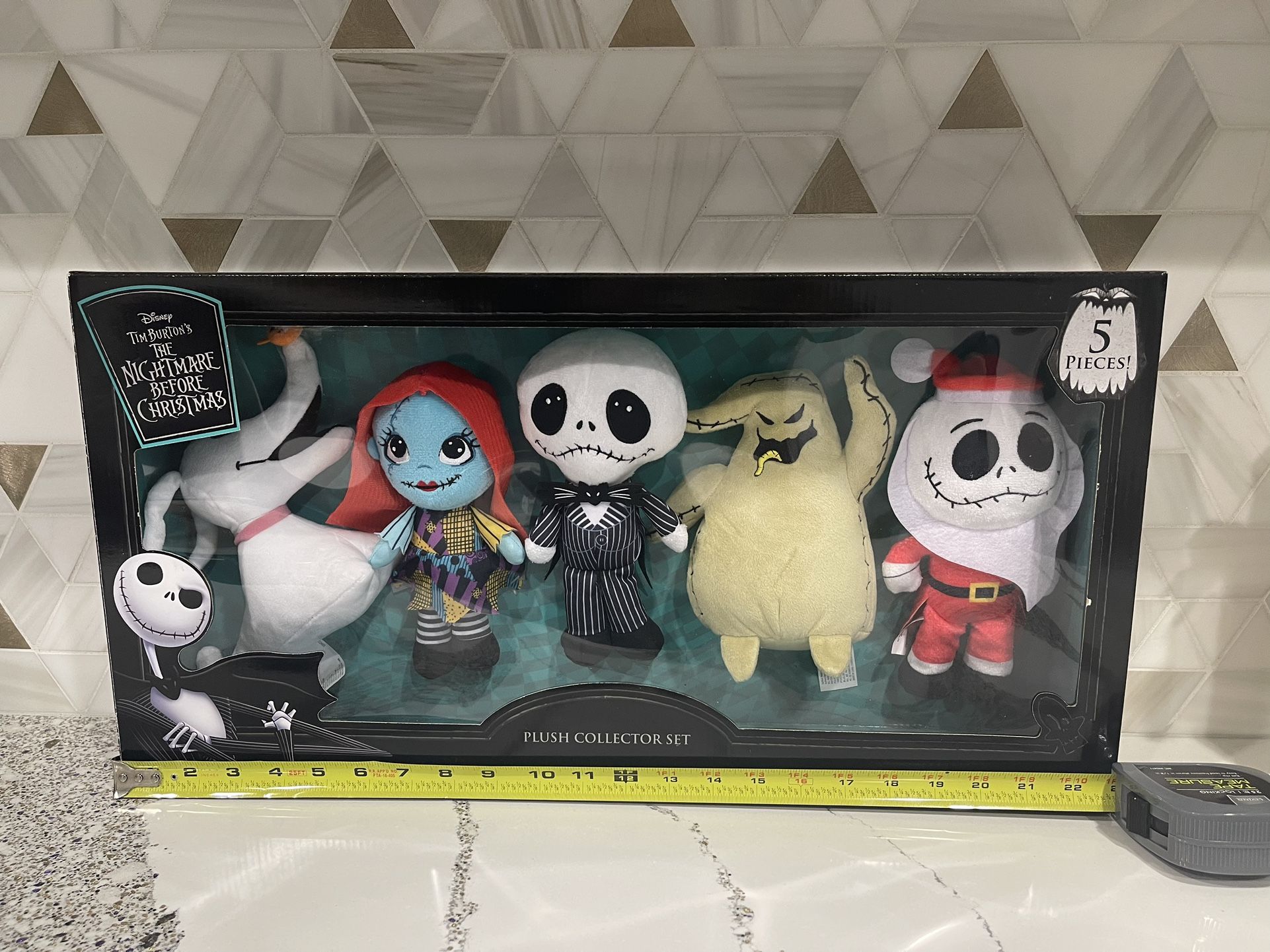 Nightmare Before Christmas 5 plush dolls collectors set 