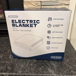 Electric Throw Blanket 50” X 60”