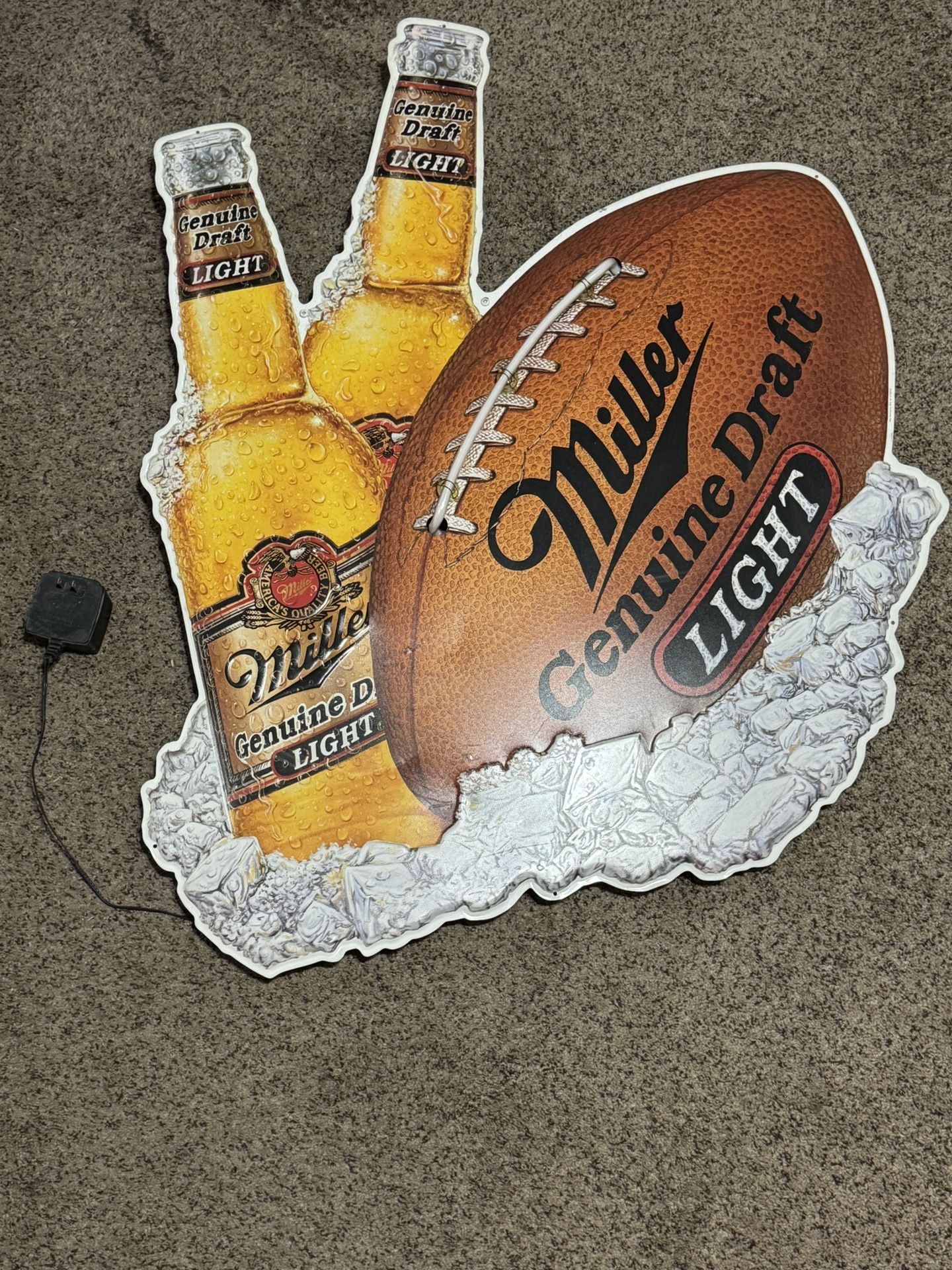 Miller Genuine Draft Light- Neon Bar Sign