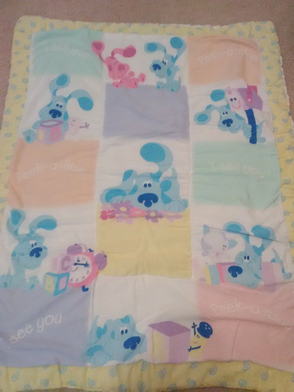 Blues clues online crib bedding set