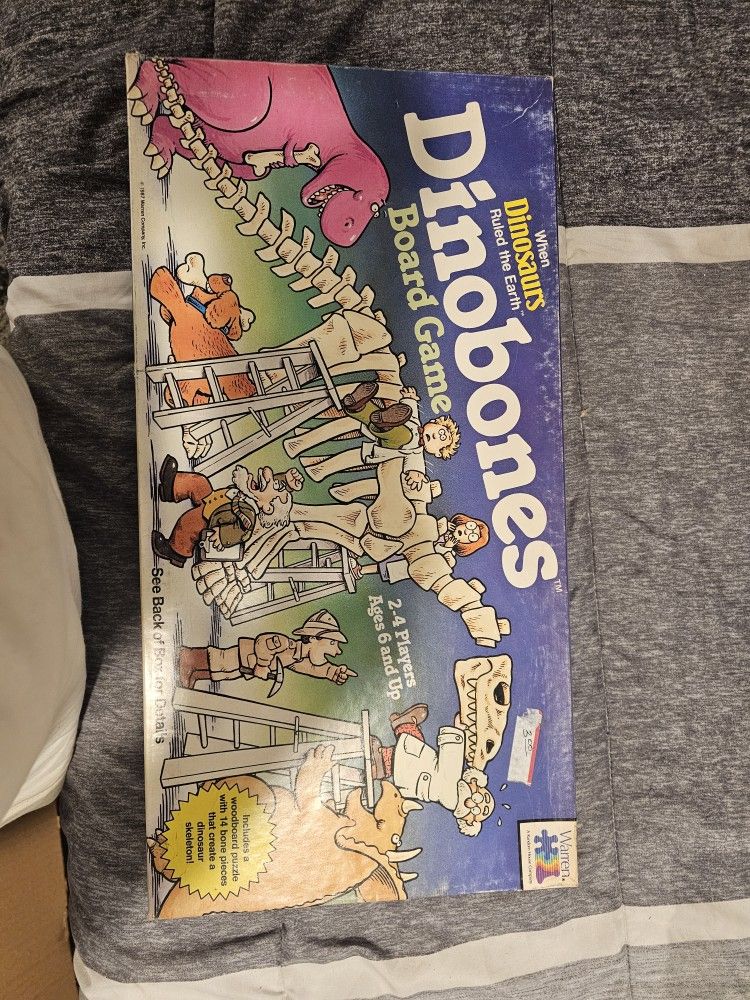 1987 Dinobones Board Game