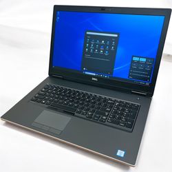 Dell i7 9th Gen vPro 17.3” FHD laptop workstation / Windows 11 Pro / Camera / SSD 512GB / RAM 32GB / NVIDIA / Bluetooth / Charger / Backlit