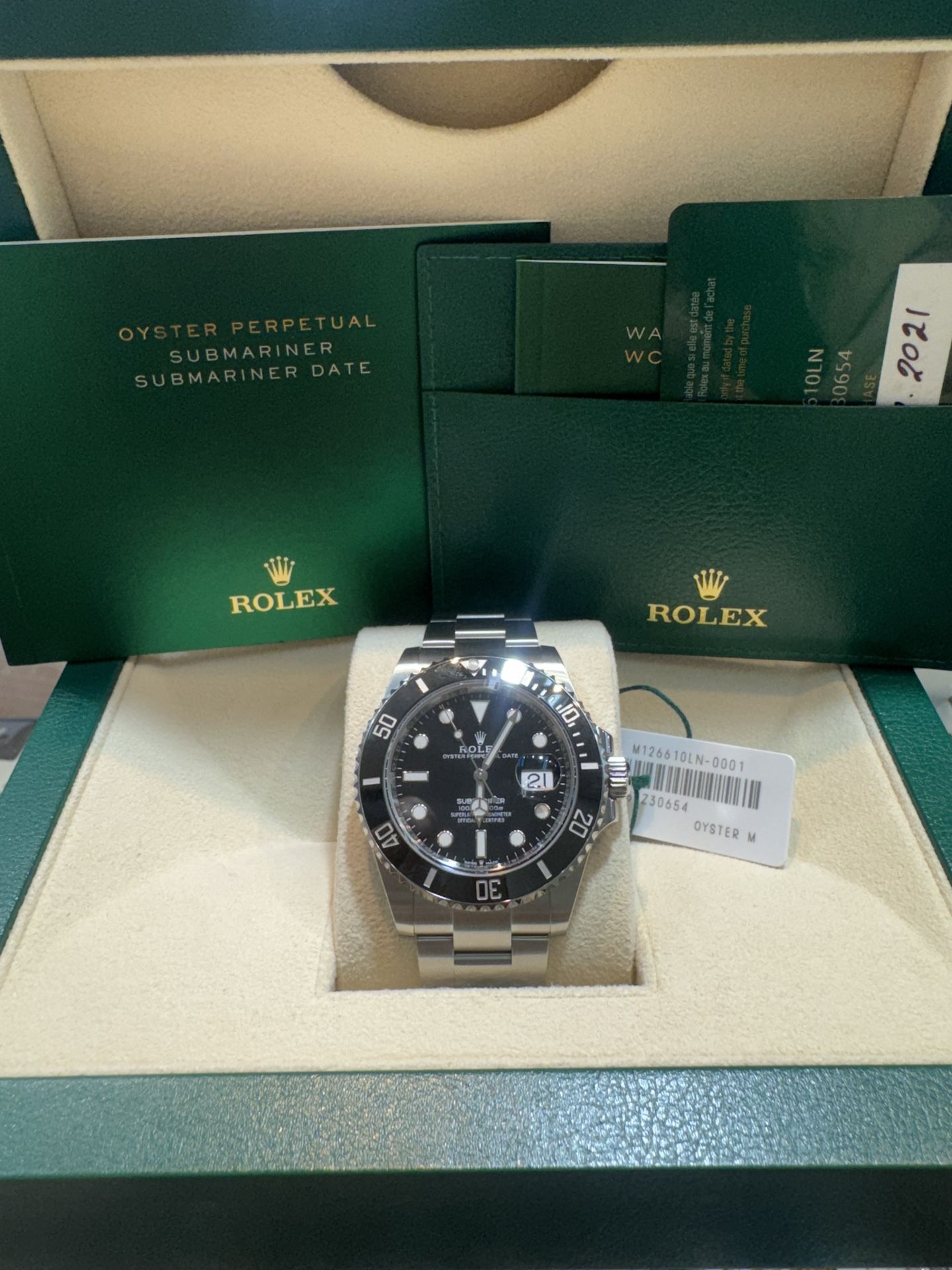 Rolex Submariner w/Date 126610LN 41MM 2021