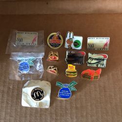 Set Of 13 “vintage “ Mc Donald’s Pins
