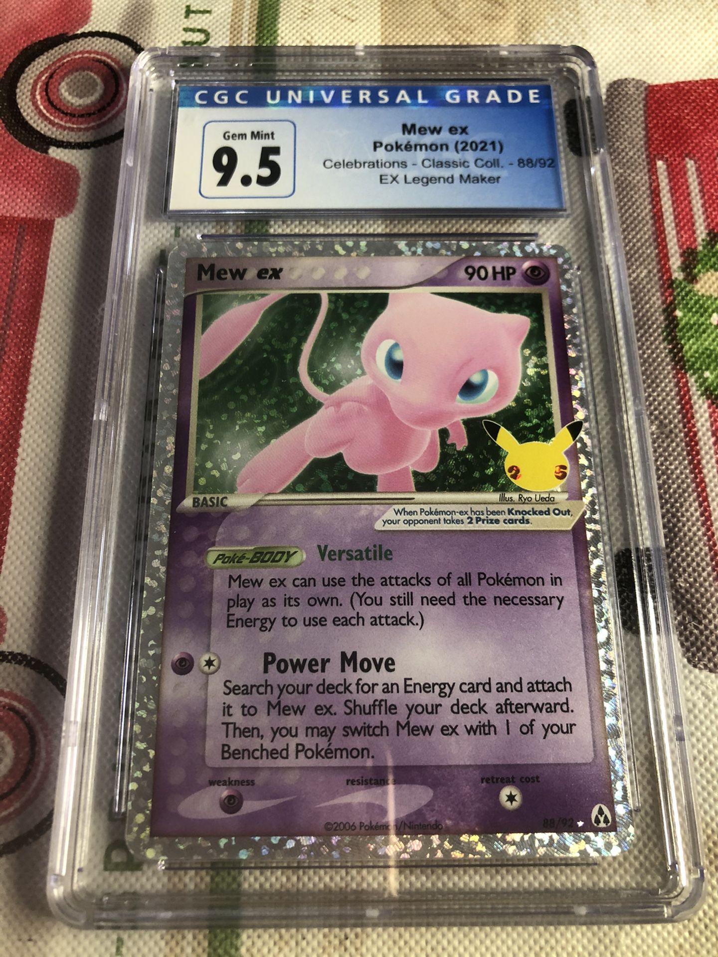 CGC Graded Pokemon Card 