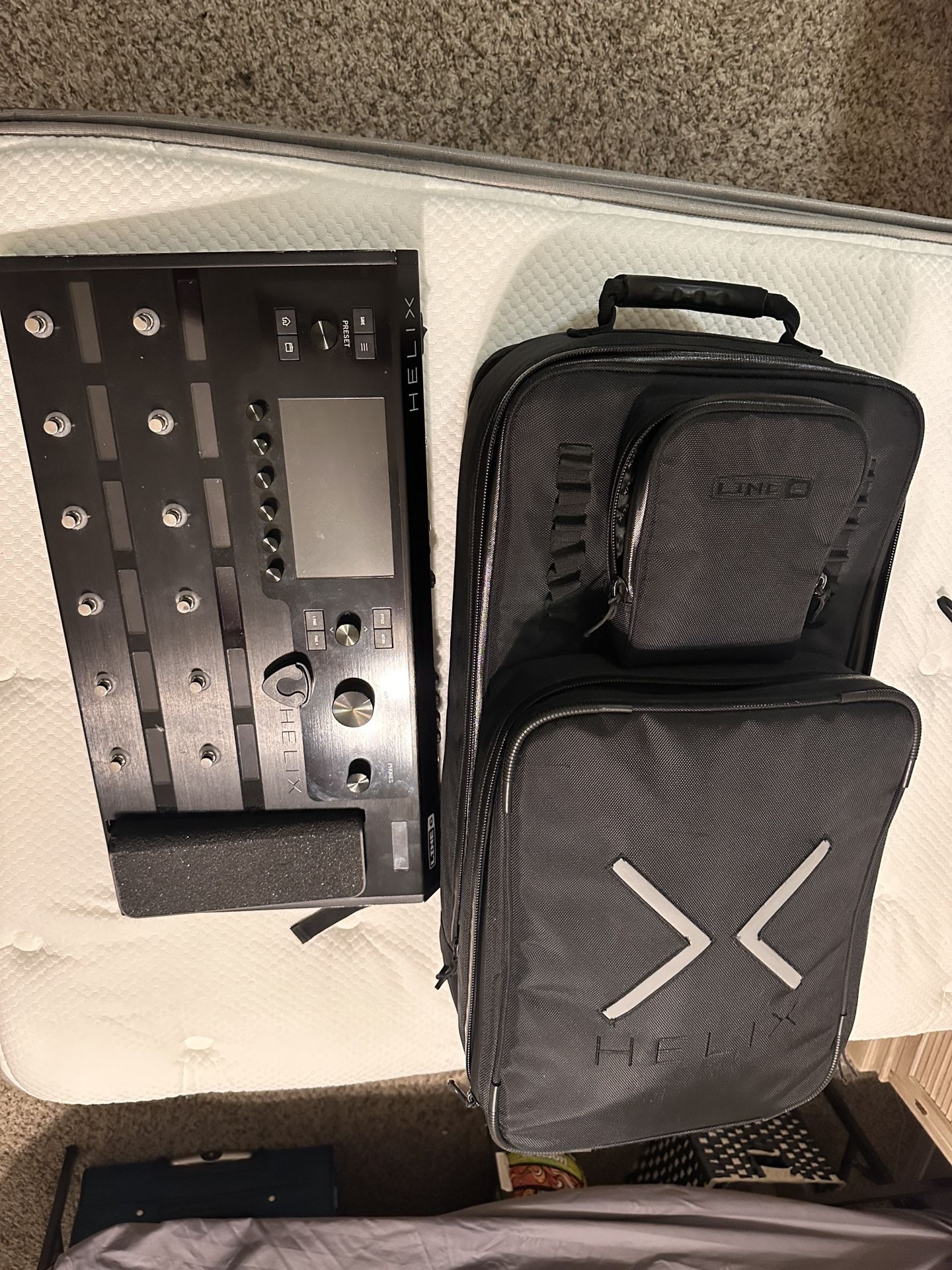 Line 6 Helix Guitar Pedalboard