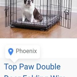 Double Door Folding Crate  - Small