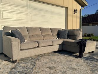 Ashley’s furniture m light gray sectional DELIVERY AVAILABLE
