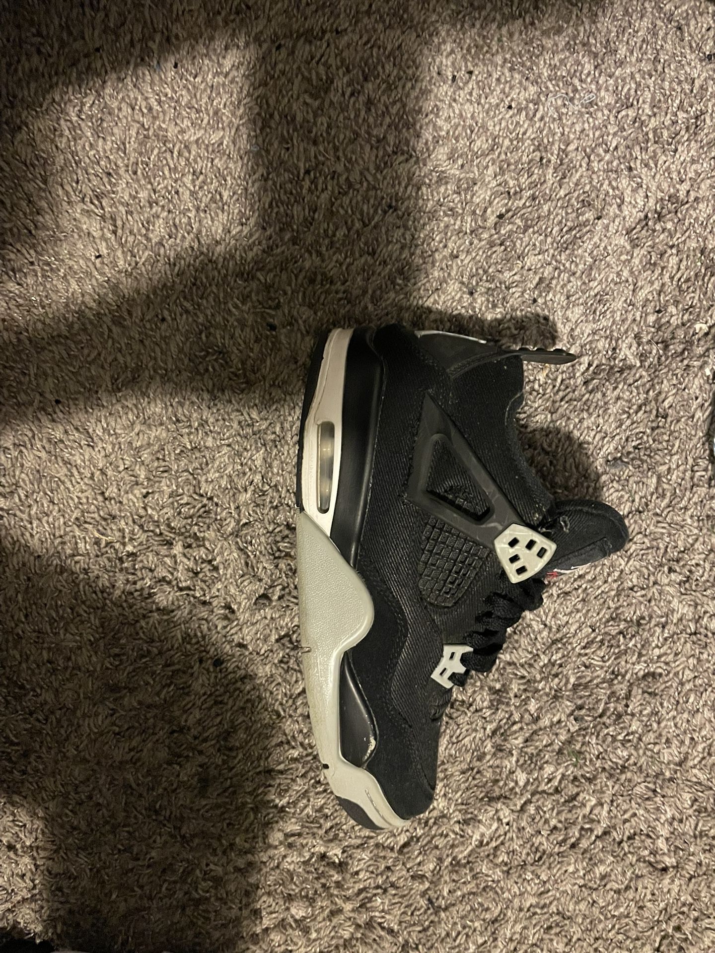 jordan 4s black canvases