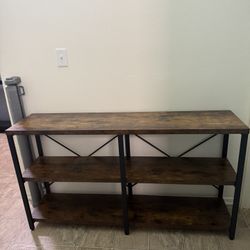 3-Tier Entertainment Entry Shelve