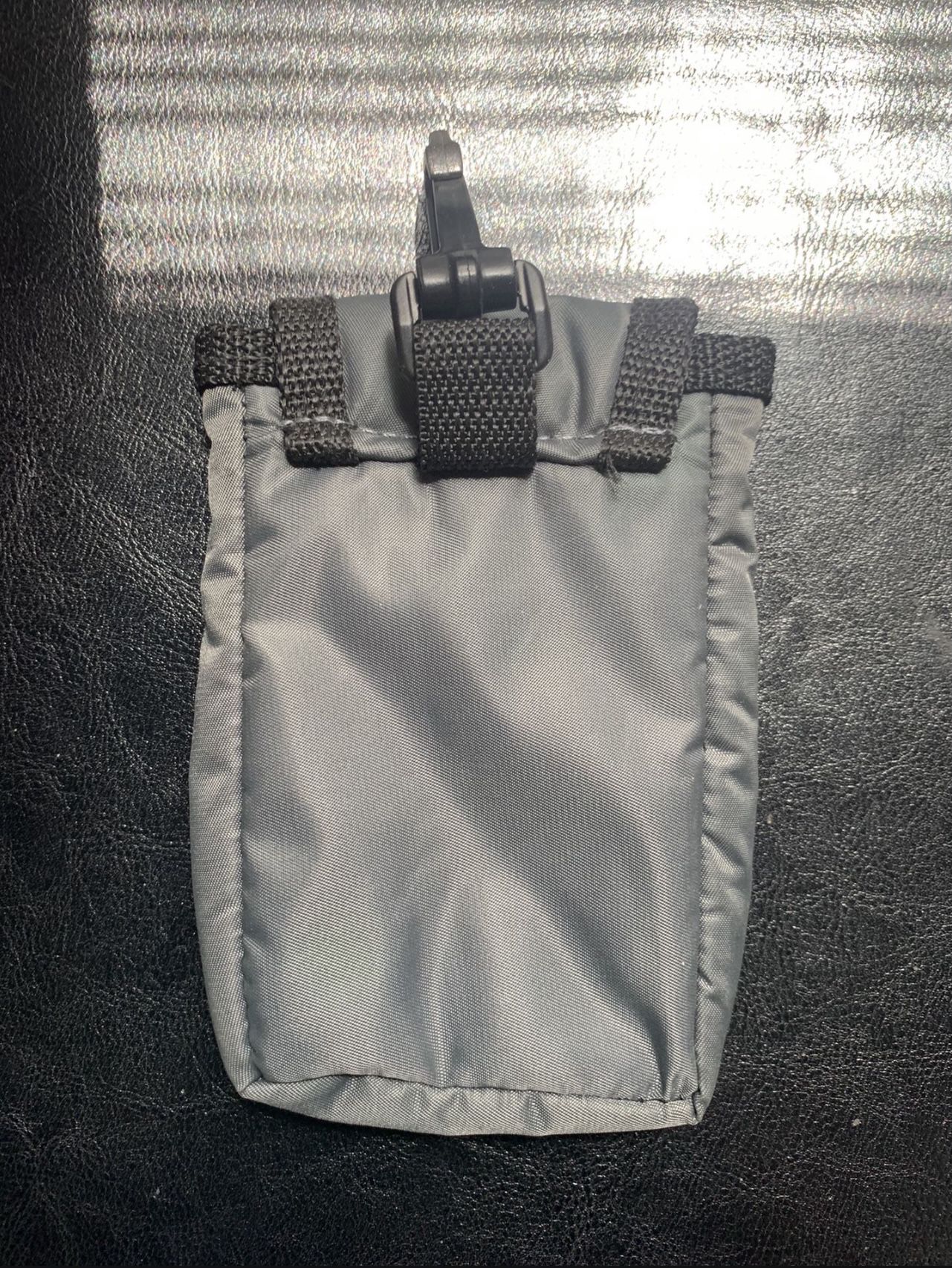 Small Gray Travel Pouch 3.5x5.5