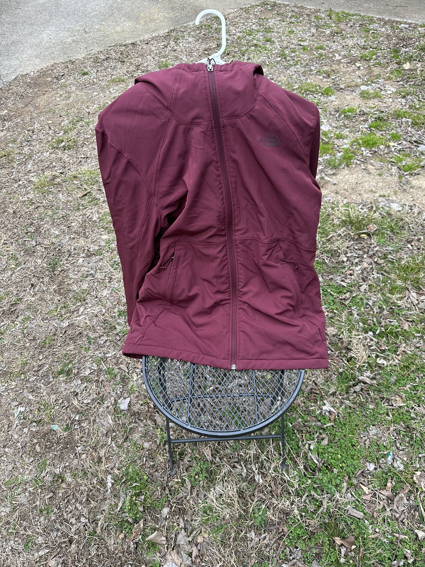 The North Face Jacket Womens XL Maroon Burgundy Hooded