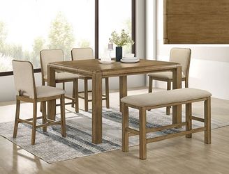 NEW 6 PC Counter Height Table Chairs Dining Room $10 DOWN