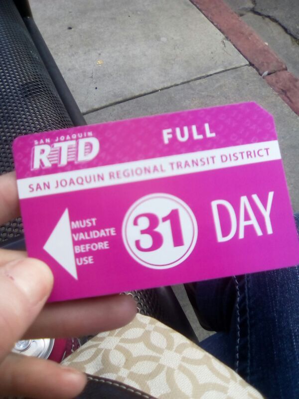 Rtd 31 day bus pass