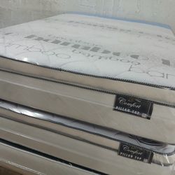 $199 Queen Pillow Top Mattress Only Brand New Free Delivery Same Day 
