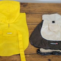 Doggie Rain Coats  Small  3 To 8 Lb. 