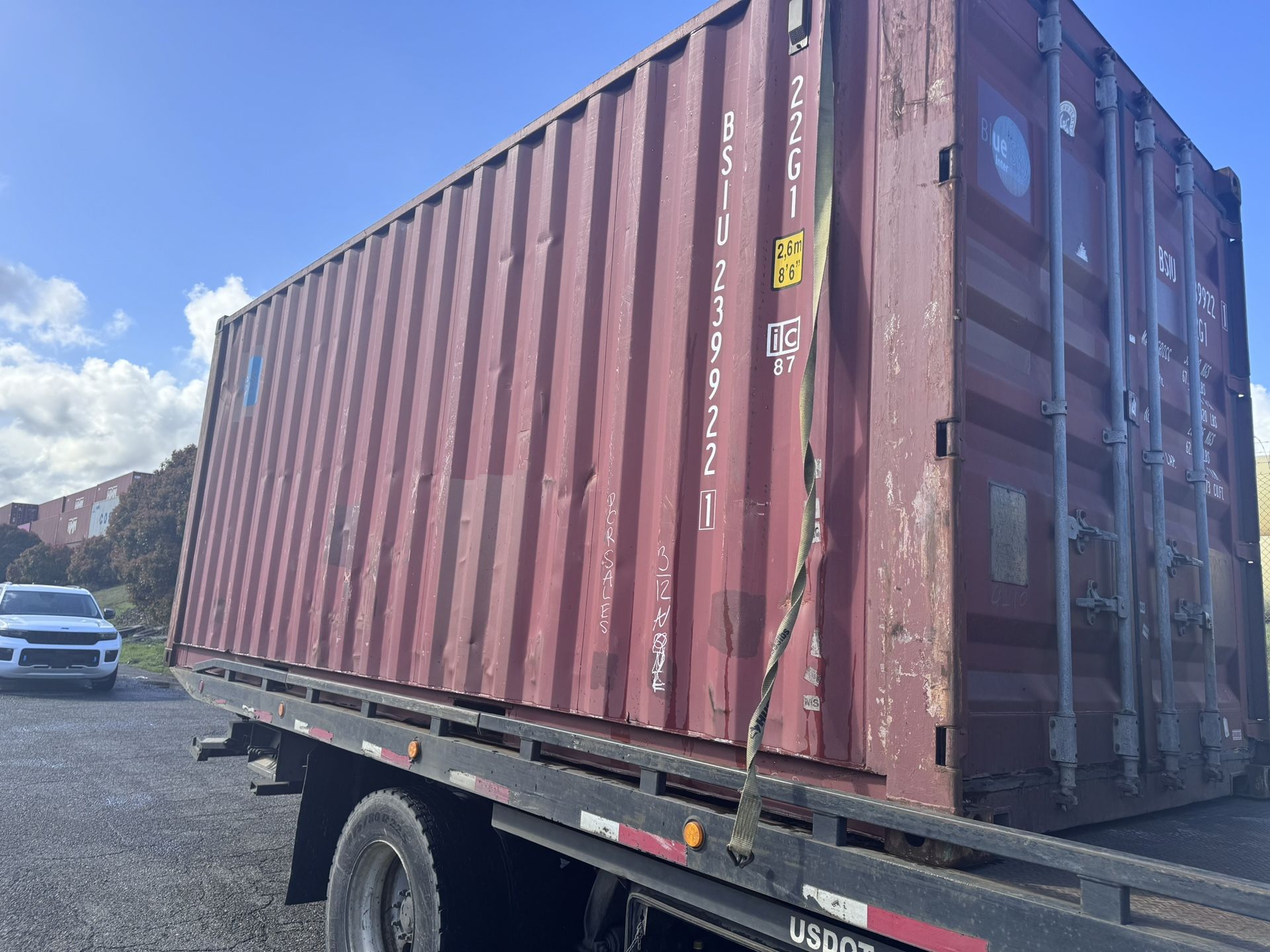 Used 20’ Steel Cargo Container