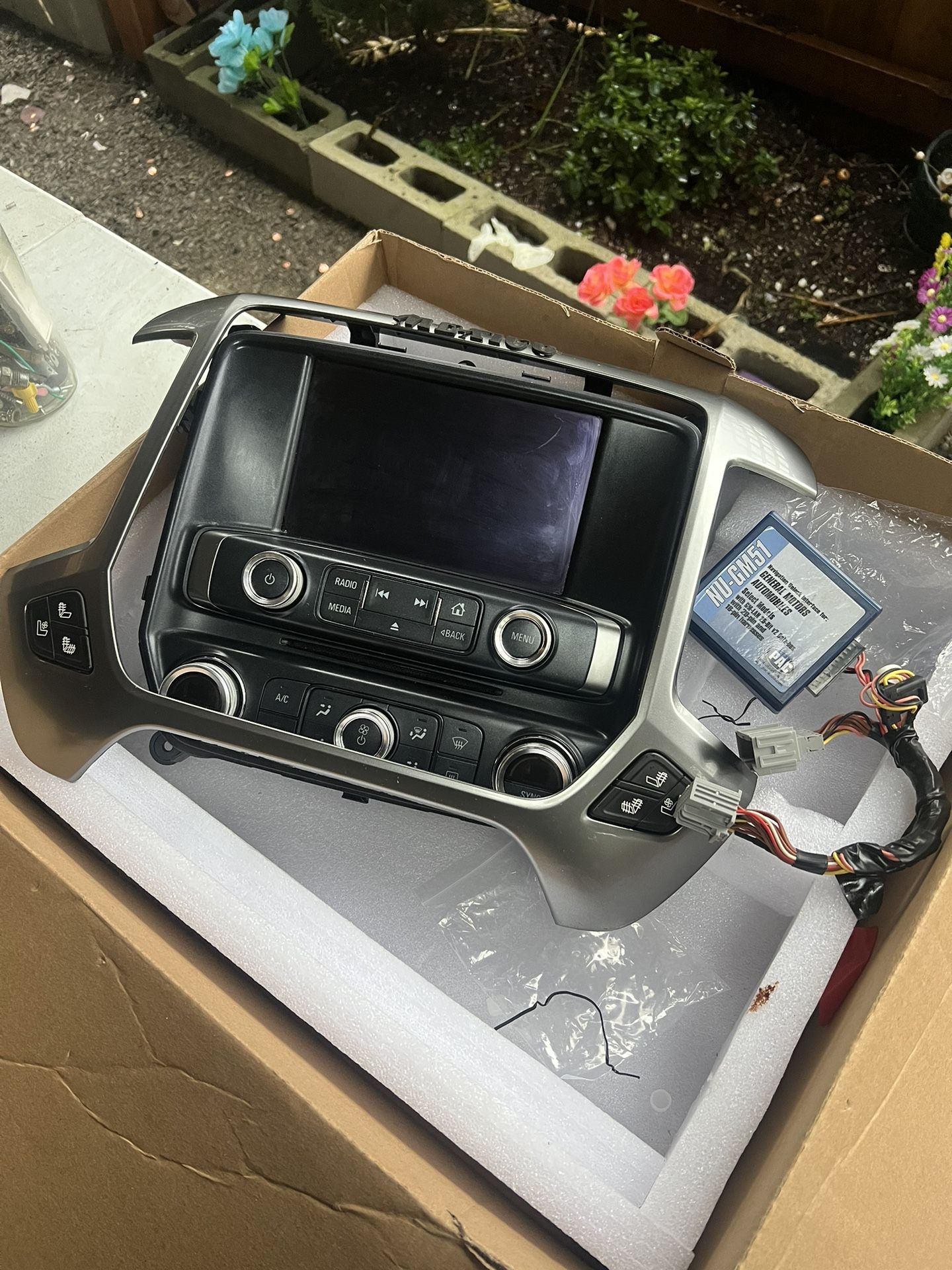 Estéreo Original Para Silverado2014 18 Con Modulo De...