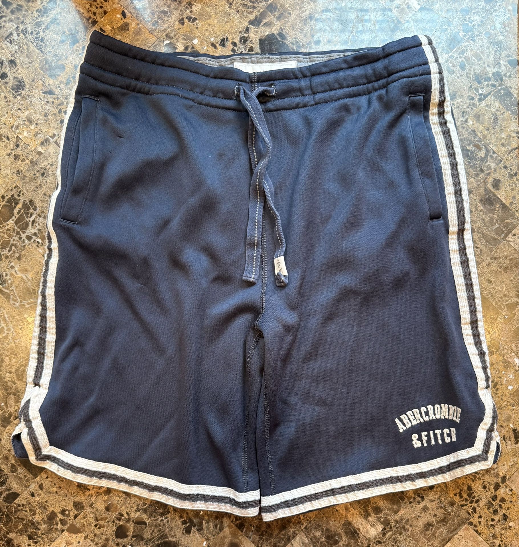 Vintage Abercrombie & Fitch Sweat Shorts Mens M Baggy Gym Athletic Y2K Preppy