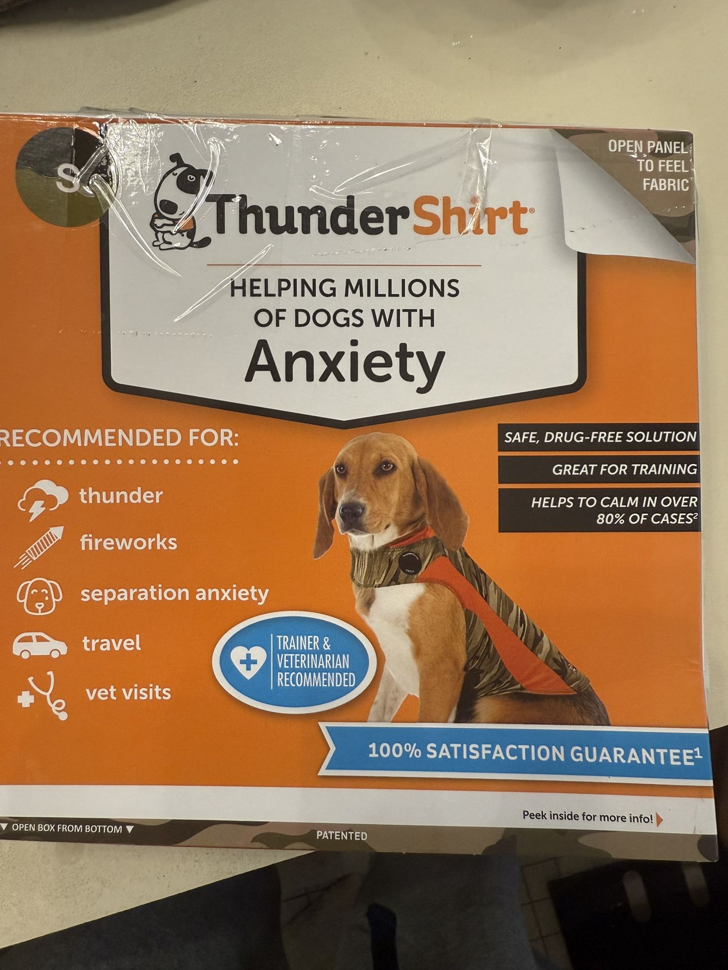 Pet Thunder Shirt. BRAND NEW IN BOX