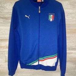 Italy Blue Puma Anthem Jacket Men M